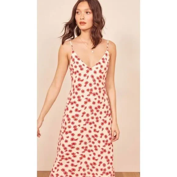 Reformation Alexandria Floral Dress Size 0 - Picture 3 of 8
